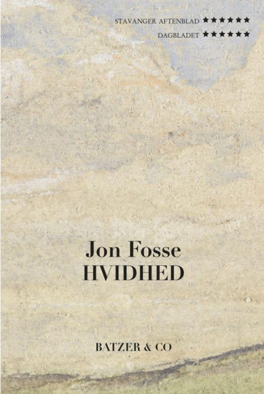 Skonlitteratur Batzer & Co | Hvidhed - Jon Fosse - Bog